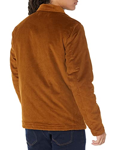 Amazon Essentials Men's Corduroy Work Jacket (Available in Big & Tall), Grey, 4X-Large Big Tall