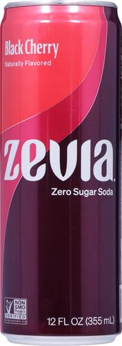 Zevia Zero Calorie Soda, Mountain Zevia, 12 Ounce Cans (Pack of 6)