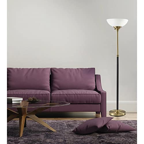 Adesso 4208-21 Bergen Torchiere, Lamp, Black