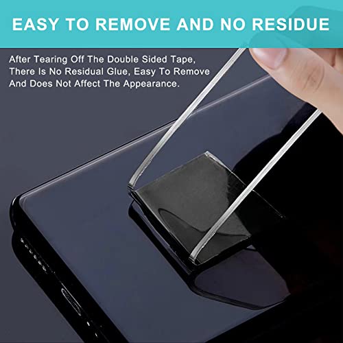Ohayooz Extra Strong Double Sided Tape Heavy Duty Removable 10FT, Clear Sticky Adhesive Nano Tape Tough Washable Waterproof Mounting Tape for Hanging Picture, Poster, Carpet, Photo Deco