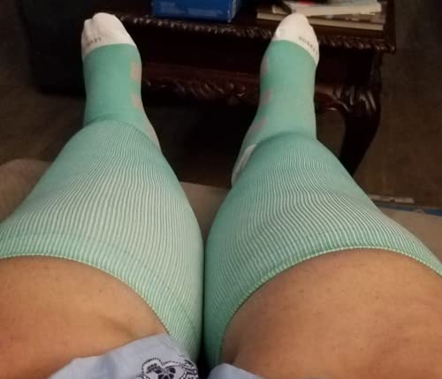 Wide Calf Compression Socks for Women & Men Plus Size Extra Large Size Support Socks for Nurses Running Pregnant Travel, 15-20 mmHg