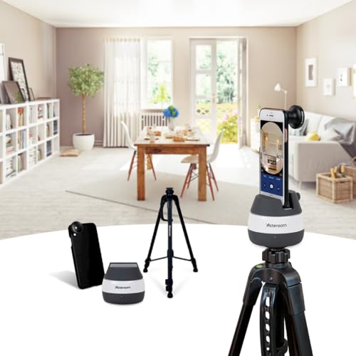 Asteroom 360 Camera 3D Virtual Tour Real Estate Kit - Gear Includes: Tripod, Digital Camera Rotator, Fisheye Cam Lens (Asteroom Phone Case Not Included, Purchased Separately on Amazon)