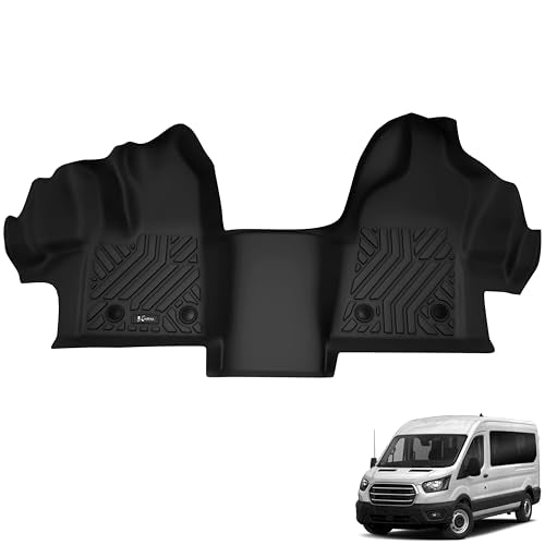 Floor Mats & Cargo Liner Fit for 2016-2021 Jeep Grand Cherokee / 2022 Jeep Grand Cherokee WK2 (5-Seater), TPE Rubber Floor Liners Trunk Mats for Grand Cherokee, 1st & 2nd Row & Cargo Liner-Black