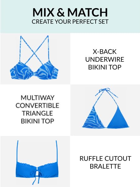 Sports Illustrated Women's Standard Scoop Hipster Bikini Bottom, Azure
