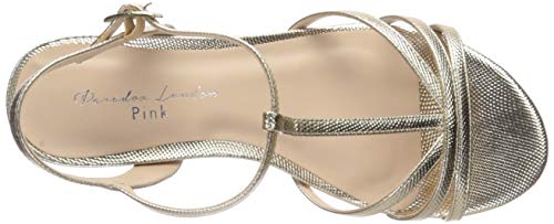 Paradox London Pink Women's Tessa Wedge Sandal, Silver, 11