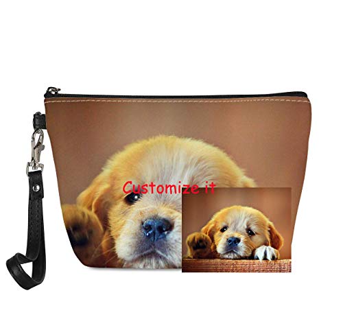 Mumeson Halloween Cosmetic Bag Makeup Bag Wallet Coin Purse Small Handbag Toiletry Bag with Adjustable Strap, Ghost Pumpkin Rainbow