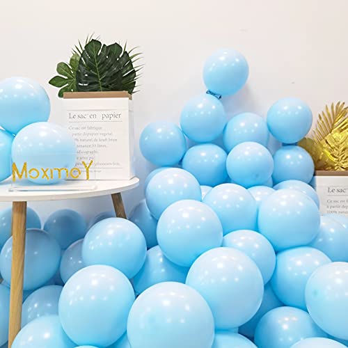 MOXMAY 100pcs Blue Balloons Chrome Blue Balloons 10inch Metallic Balloons for Birthday Party Decoration Wedding Baby Shower Christmas(Blue Balloons)