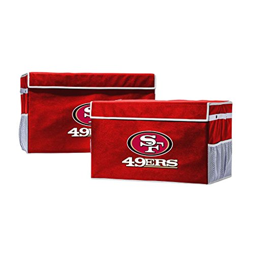 Franklin Sports NFL Jacksonville Jaguars Under The Bed Storage Bins - Large, 26 x 18 x 6 - Inch