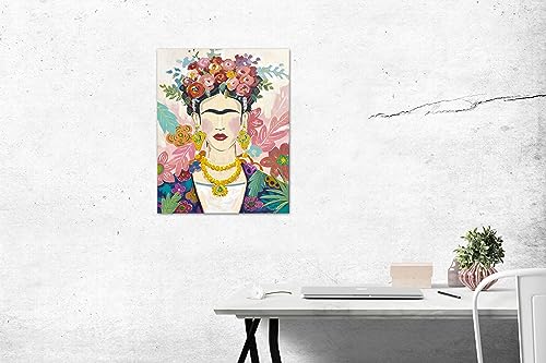 Artmaple Paint by Number for Adults Beginner Students Canvas ONLY,Festival Gifts, DIY Acrylic Painting Kit for Room Decor (Beauty) 16 * 20inch