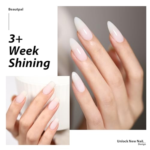 BEAUTPAL Red Gel Nail Polish 15ML Soak Off UV LED Gel Polish Nail Art Manicure Salon DIY at Home, Color 114 Rich Maroon