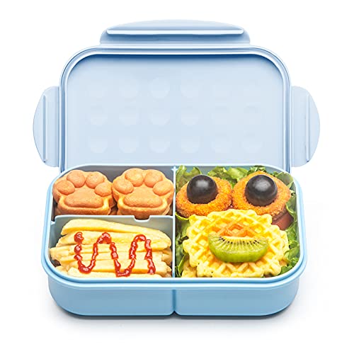 MISS BIG® Bento Box,Bento Box for Kids,Lunch Box Kids,Ideal Leakproof Kids Lunch Box,Lunch Containers No BPAs and Chemical Dyes,M/W,D/W & Fridge Safe(1150ml Blue)