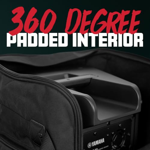 Gator Cases Heavy-Duty Speaker Tote Bag for Compact 8" Speaker Cabinets, Fits QSC K8, Yamaha DXR8 and more (GPA-TOTE8)