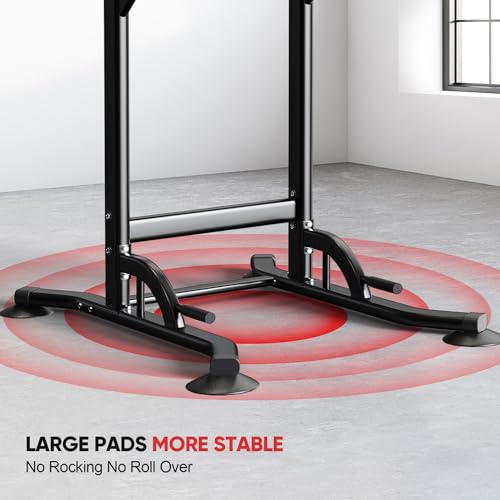 Pull Up Bar Station, Power Tower Dip Bar for Pull-up Push-up Multi-function Home Gym Strength Training Workout Equipment