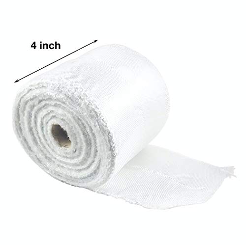 SIMPLYHARDWARE Fiberglass Cloth Tape | 6 oz | 4" Wide by 50 Yards