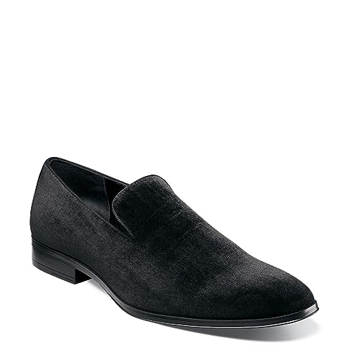 Stacy Adams Men's Savian Velour Slip-On Loafer, Emerald, 12