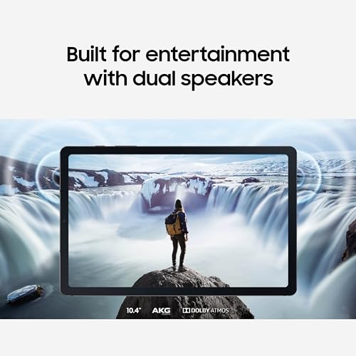 SAMSUNG Galaxy Tab S6 Lite (2024) 10.4" 64GB WiFi Android Tablet, S Pen Included, Gaming Ready, Long Battery Life, Slim Metal Design, Expandable Storage, US Version, Mint, Amazon Exclusive