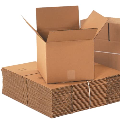AVIDITI Shipping Boxes Small 4"L x 4"W x 4"H, 25-Pack | Corrugated Cardboard Box for Packing, Moving and Storage