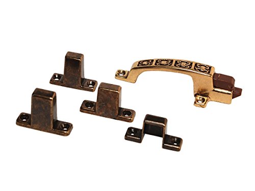 RV Designer H241, Positive Latch, Three Screw Mount, Includes Four Strikes, Cabinet Hardware