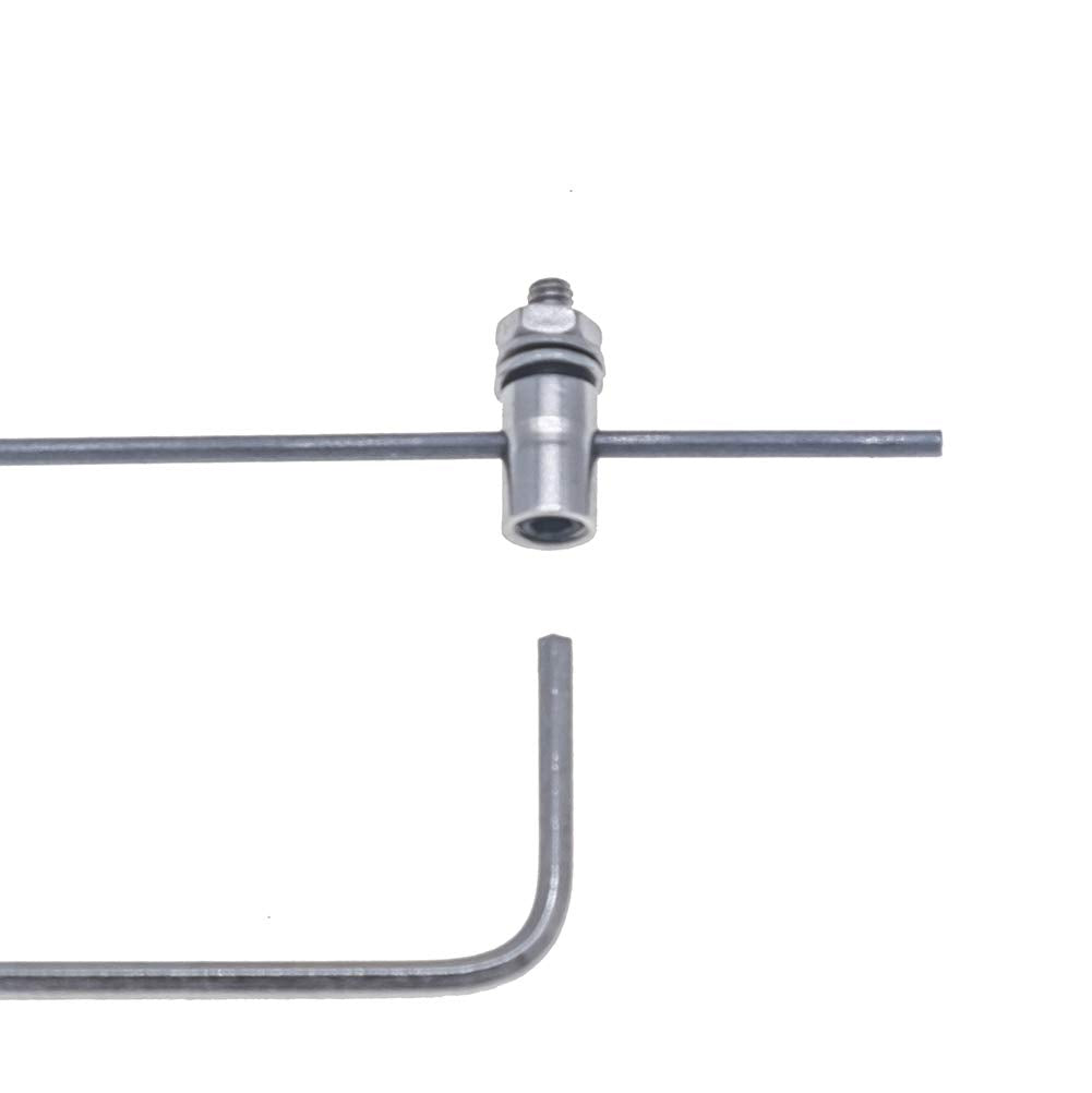 20pcs Adjustable Pushrod Connector Linkage Stopper&Φ1.2mm x L190mm (7.5 inch) Steel Z Push Rods Parts w/Storage Box for RC Airplane Plane Boat Replacement