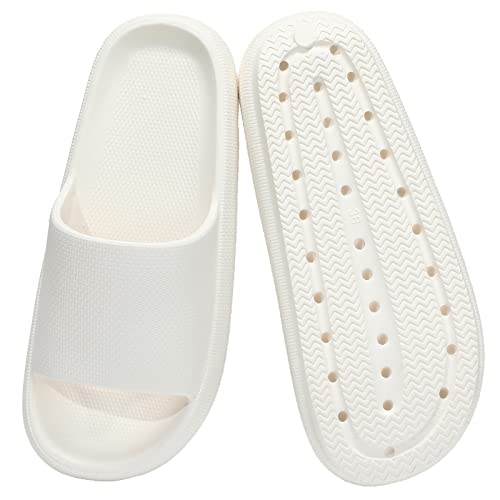 NIMAZRI Cloud Slides for Women and Men Pillow Slippers Comfy Soft Sandals Cushioned Shower Shoes Thick Sole Indoor and Outdoor