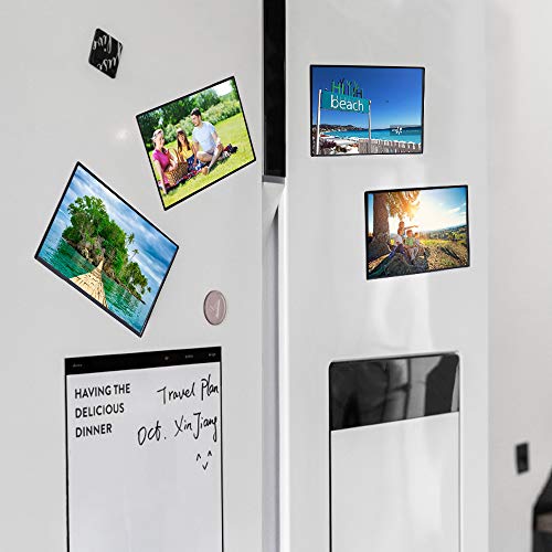 Tebik 36 Pack Magnetic Picture Frame, Holds 2.5X3.5 Inches Photos Pictures, White Magnetic Photo Frames with Clear Pocket for Refrigerator,Fridge, Locker, Office Cabinet