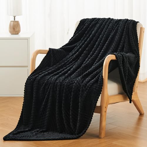 Andency Soft Fleece Throw Blanket for Couch - Super Cozy Warm Flannel Decorative Blankets, Lightweight Plush Blanket for Bed Sofa, Beige 50x60 Inches