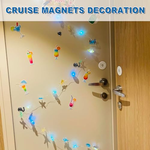 LOVIMAG Magnetic Hooks for Cruise Cabins, 150lbs Blue Magnetic Hooks for Classroom, Strong Magnets with Hooks for Hanging, Neodymium Magnet Hooks for Fridge, Ceiling, Locker, Camper, Travel-25 Pcs