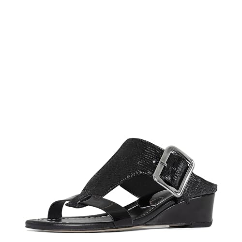 Donald Pliner Women's Casual Low Wedge Sandal, Saddle, 10