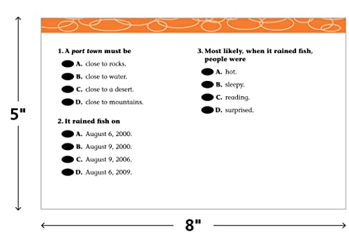 Teacher Created Resources 6183 1st Gd Reading & Comp Cards 2.25 H x 5.25 L x 8.625 W, Medium