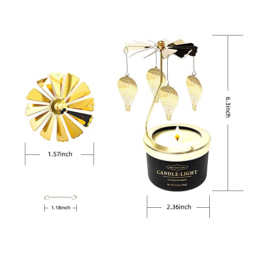 Gifts for Women,Birthday Gifts for Her,Gifts for Mom,Rotatable Balloon Candle Gift,Unique Candles Gifts for Colleagues,Mom and Wife,Birthday,Anniversary,Christmas and Thanksgiving.