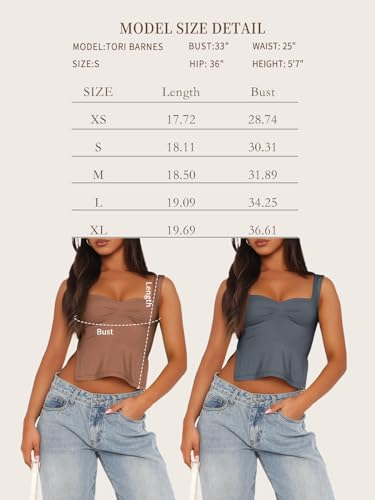 Trendy Queen Womens Crop Tank Tops Cute Backless Tops Going Out Outfits Y2k Summer Clothes for Teen Girls, Mauve, Small