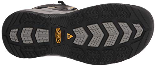 KEEN Utility womens Flint 2 Mid Steel Toe Waterproof Work Construction Boot, Magnet/Vapor, 8.5 US
