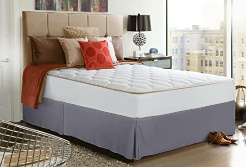 Utopia Bedding Queen Bed Skirt - Soft Quadruple Pleated Ruffle - Easy Fit with 16 Inch Tailored Drop - Hotel Quality, Shrinkage and Fade Resistant (Queen, Teal)