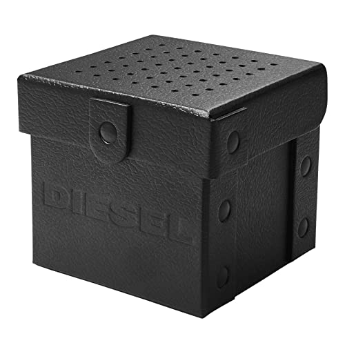Diesel Men's 48mm Timeframe Quartz Stainless Steel and Silicone Chronograph Watch, Color: Gold, Black (Model: DZ4546)