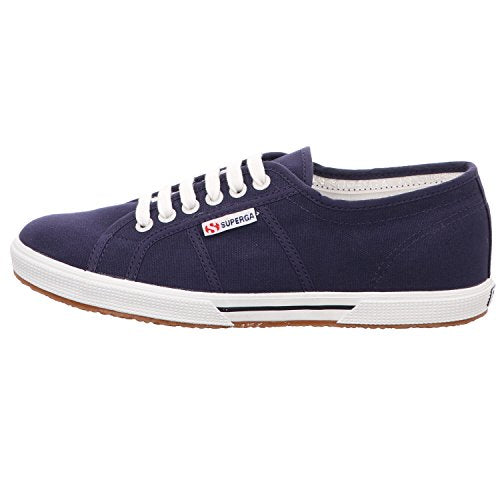 Superga Unisex Casual Low-Top Sneakers, White, 7 US Women