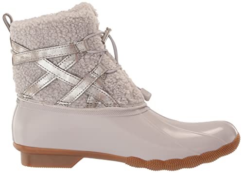 Sperry Women's Saltwater Boots, Grey Leather, 11