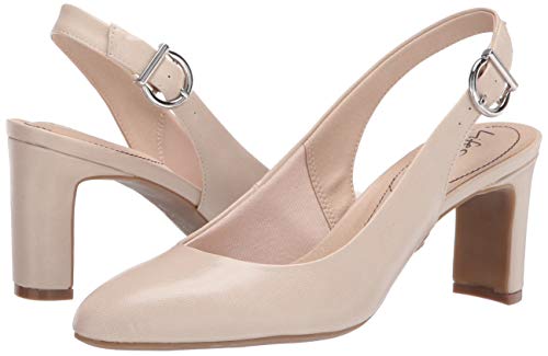 LifeStride Womens Gigi Sling Pump Black 7.5 M