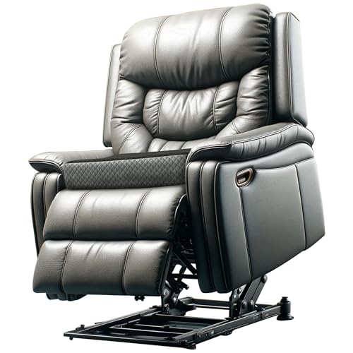 Kӧlbs Extra Large Recliner Cushion | Chic 2 Tone Velvet Cover | Memory Foam Seat Cushion 5 inch Thick 20" x 20" Large | Recliner Chair Cushion for Elderly - Extra Large Chair Cushion