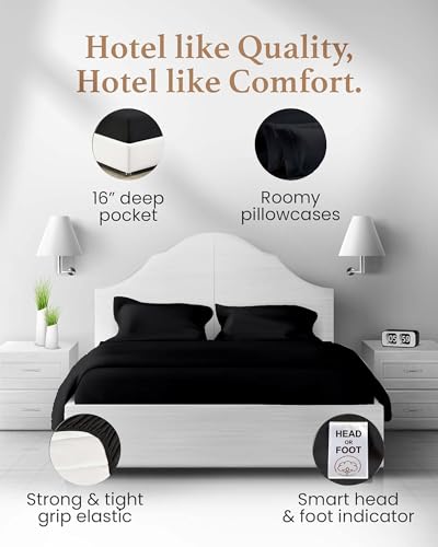 4 Pc Sage California King Sheet Sets, 1000 TC Egyptian Cotton Cal King Sheet Set for California King Bed Set,16 Inch Deep Pocket Cal King Bed Sheets - 1 Fitted Sheet,1 Flat Sheet & 2 Pillow Case