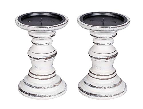 Candle Holder,Candle Holder Set of 2,Tall Candle Holders,Candle Stand,White Candle Holder,Pillar Candle,Wood Candle Holder,Candle Holder Farmhouse,Wooden Candle Holder,Pillar Candle Holder 11" High
