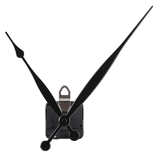 High Torque Quartz Clock Movement Replacement Parts with 208 mm/ 8.2 Inches Long Spade Hands and Hanger(15 mm/ 3/5 Inches)