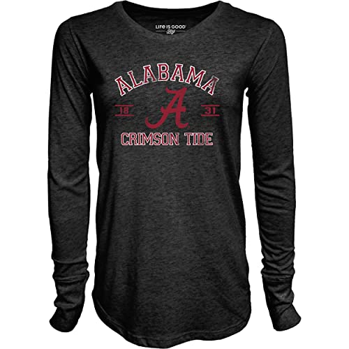 Blue 84 Women's Washington State Cougars Long Sleeve T Shirt Tri-Blend Mascot, Washington State Cougars Black, Large