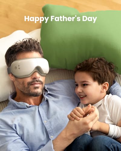 RENPHO Eyeris 1 Eye Massager with Heat, Birthday Christmas Gifts for Women, FSA HSA Eye Care Gifts for Mom, Smart Eye Mask for Relax Eye, Reduce Eye Strain