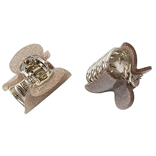 Small Hair Clips, Cute Checkerboard Hair Claw Clips for Women 1.57 inch Hair Clip for Girls Acrylic Plastic Hair Jaw Clamp Pack of 12 (Color A)