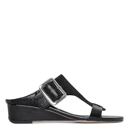 Donald Pliner Women's Casual Low Wedge Sandal, Saddle, 10