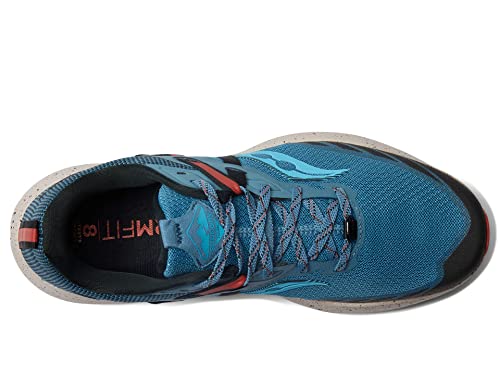 Saucony Women's Ride 15 TR Trail Running Shoe, Fog/Haze, 10