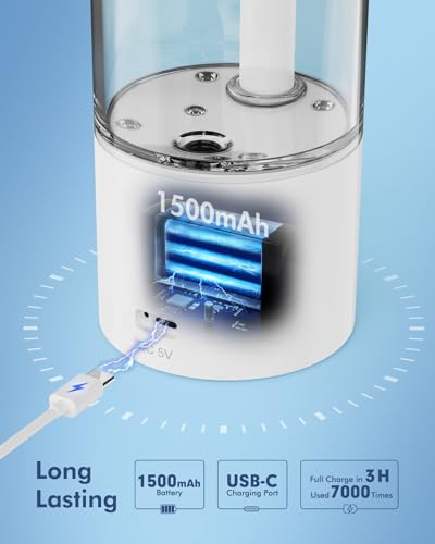 BEAUTURAL Automatic Liquid Soap Dispenser Touchless Rechargeable Sensor Pump for Bathroom Countertop, Kitchen and Commercial 17oz/500ml