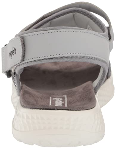 Propét Women's TravelActiv Sport Sandal,Silver,7