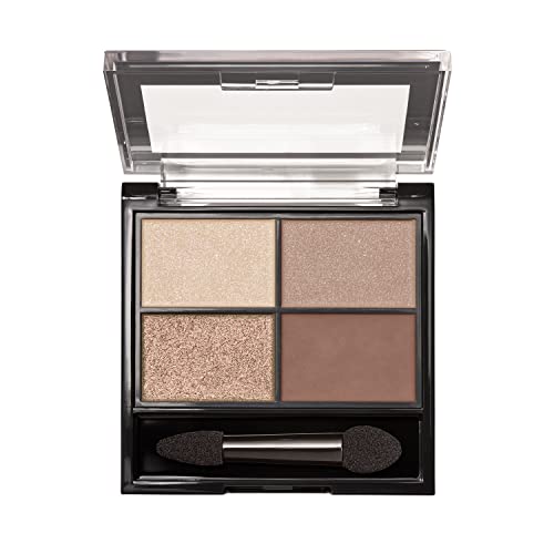 Revlon ColorStay Day to Night Eyeshadow Quad, Longwear Shadow Palette with Transitional Shades and Buttery Soft Feel, Crease & Smudge Proof, 500 Addictive, 0.16 oz