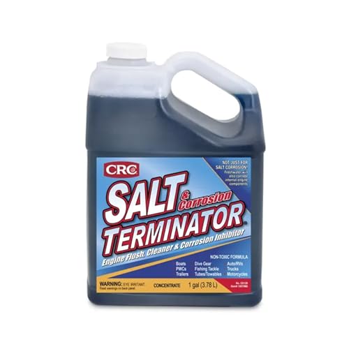 CRC (SX128-6PK) Salt Terminator Engine Flush, Cleaner and Corrosion Inhibitor - 128 oz., (Pack of 6)